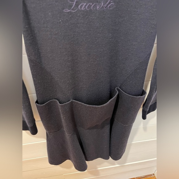 📍Lacoste long-sleeve wool dress – Size not labeled (estimated EU 38) - Picture 10 of 13